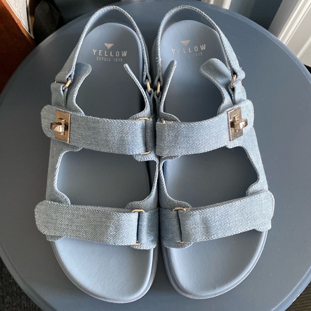 BNWOT - Denim Sandals
